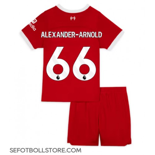 Liverpool Alexander-Arnold #66 Replika babykläder Hemmaställ Barn 2023-24 Kortärmad (+ korta byxor)